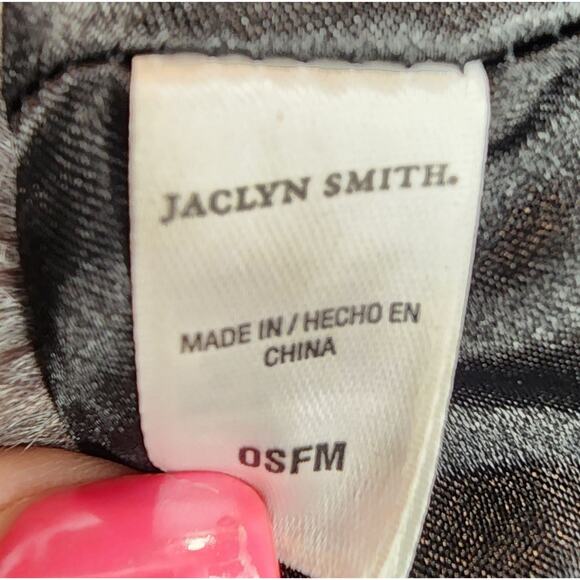 NEW Vintage Jacklyn Smith Trapper Hat O/S Faux Fur Gray & White Winter Cozy Warm - Picture 7 of 8